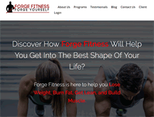 Tablet Screenshot of forgefitnessathensga.com